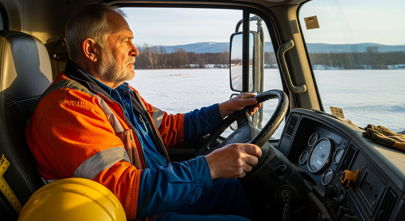 Work truck driver
