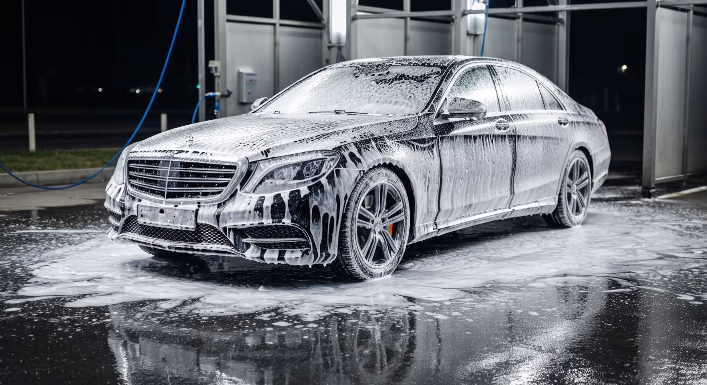 Exterior foam wash