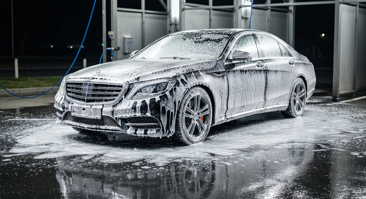 Exterior foam wash