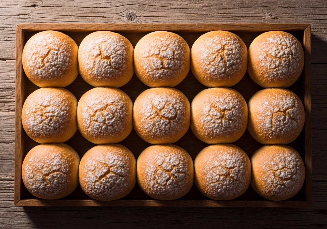 Fresh bread rolls
