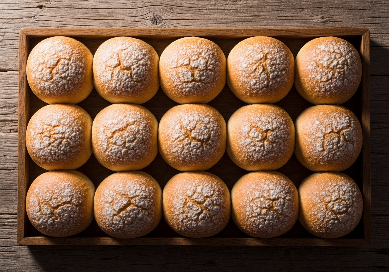 Fresh bread rolls