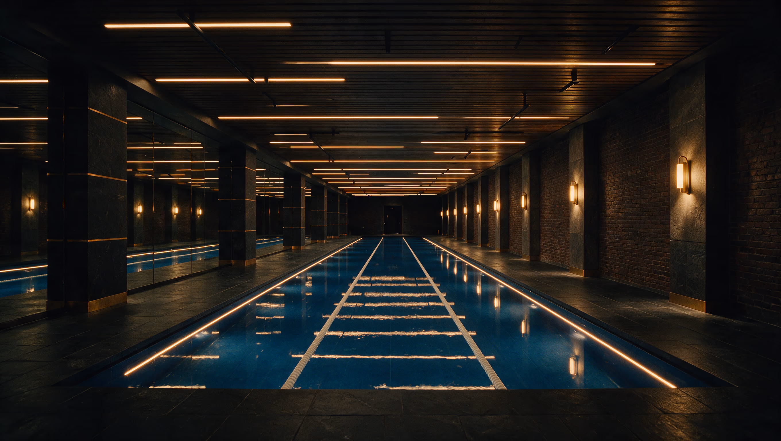 The twenty-five metre pool at Cathedral Yard