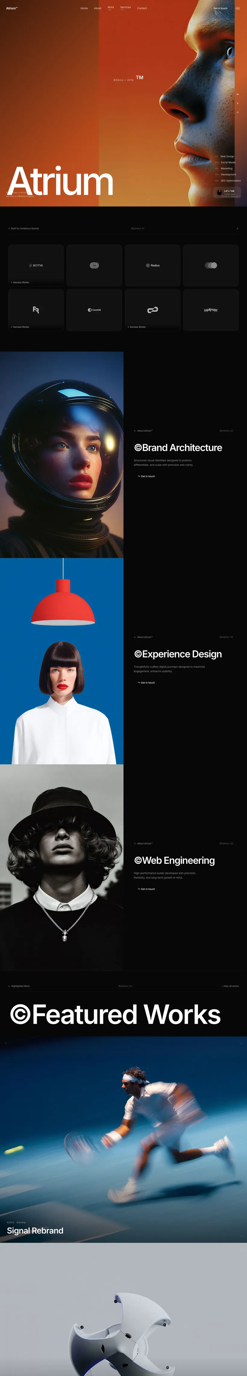 atrium — a site built on UOVA