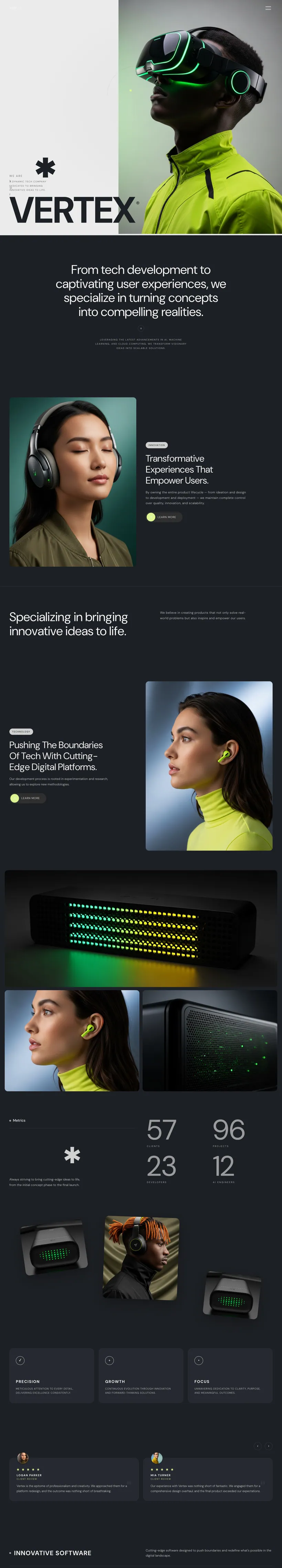 vertex — a site built on UOVA