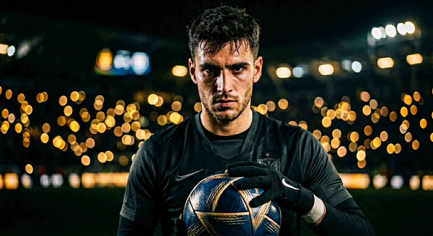 Focused athlete