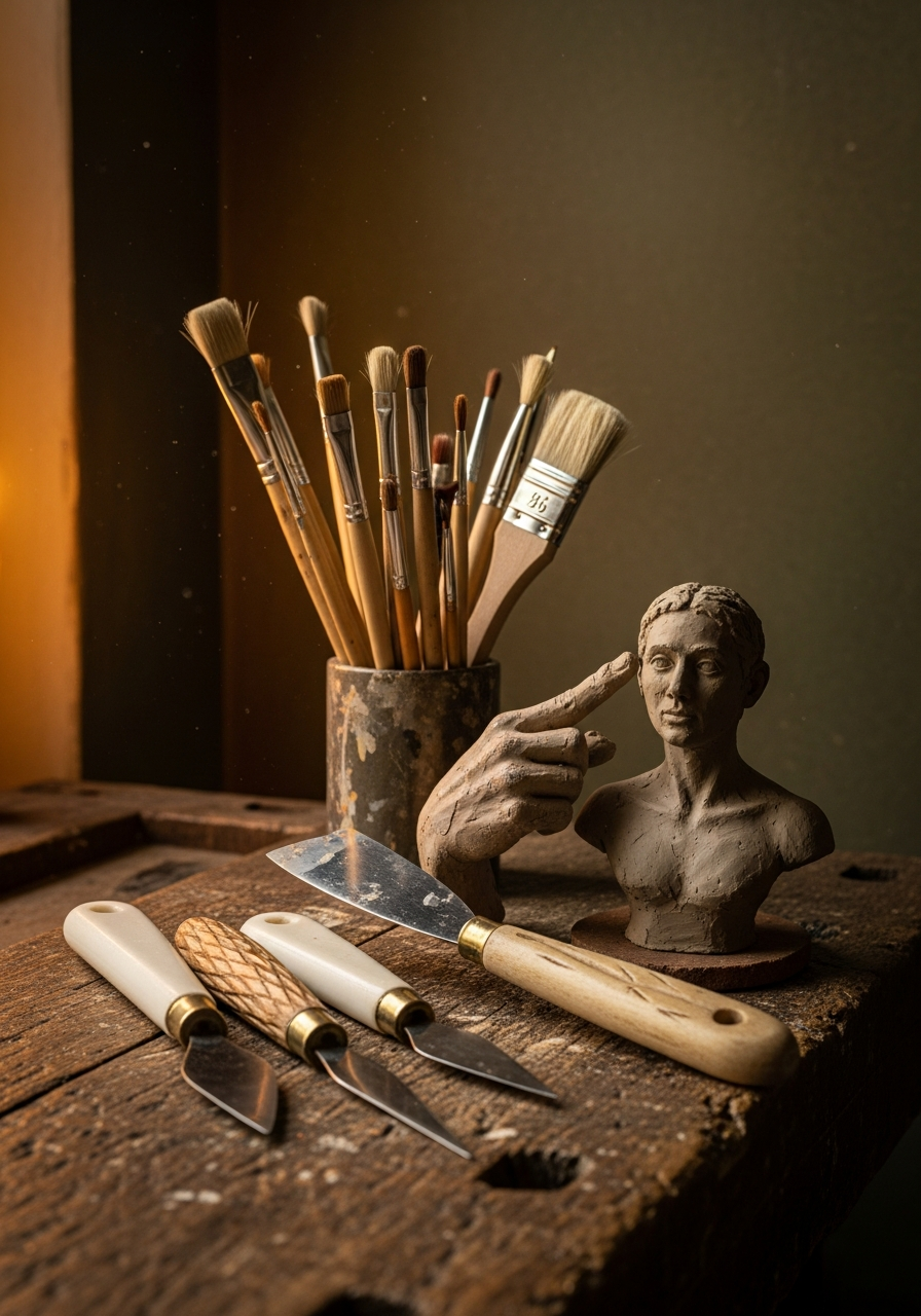 Artisan tools still life
