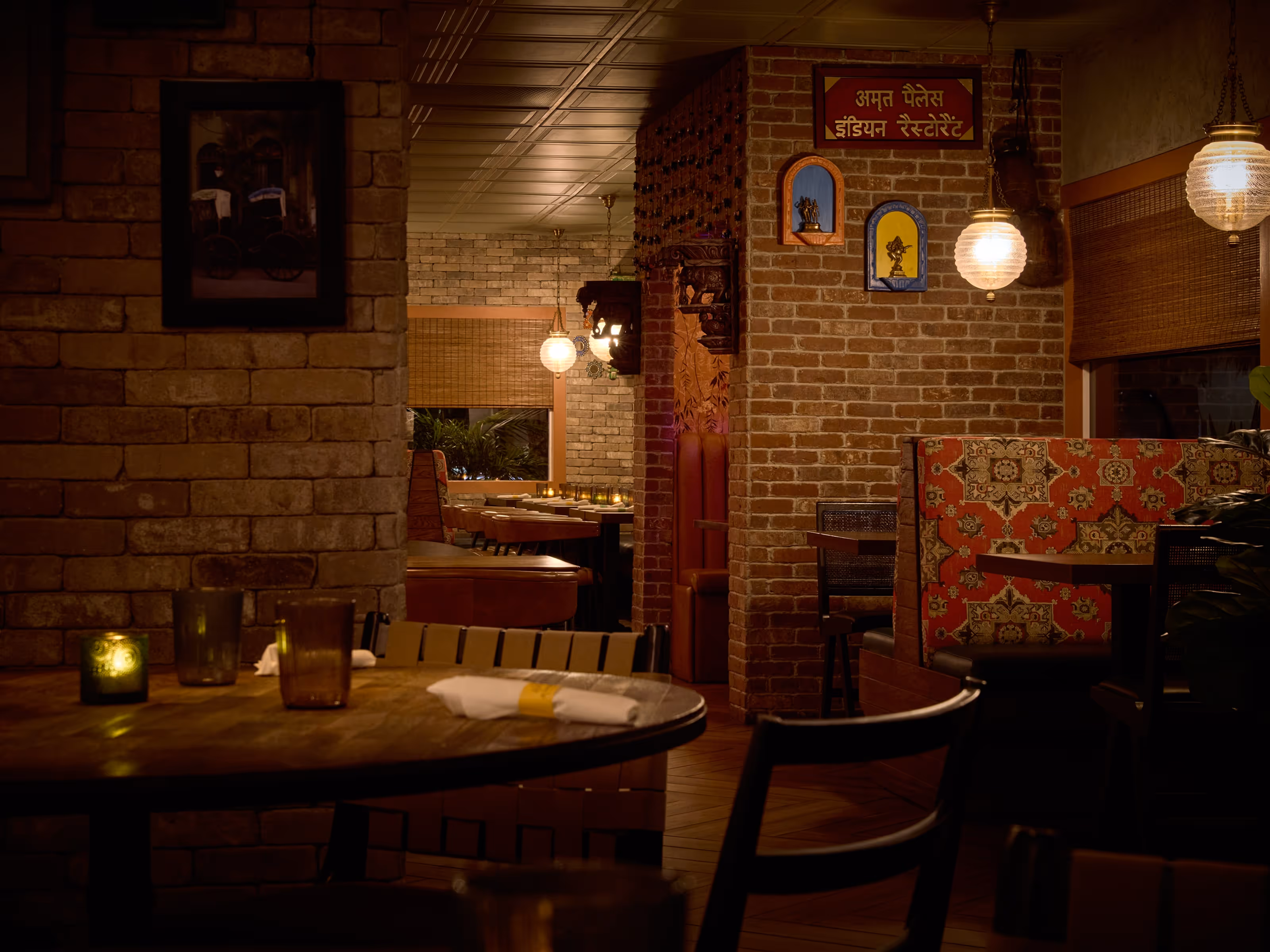 Wood-fired branzino — AI-generated restaurant photography