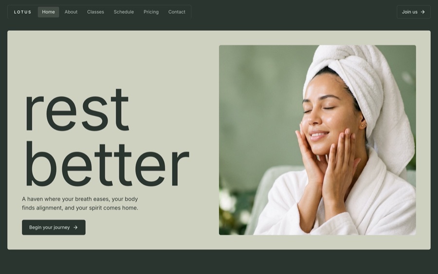 Home page